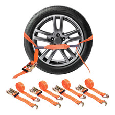 4x Spanngurte AUTOTRANSPORT