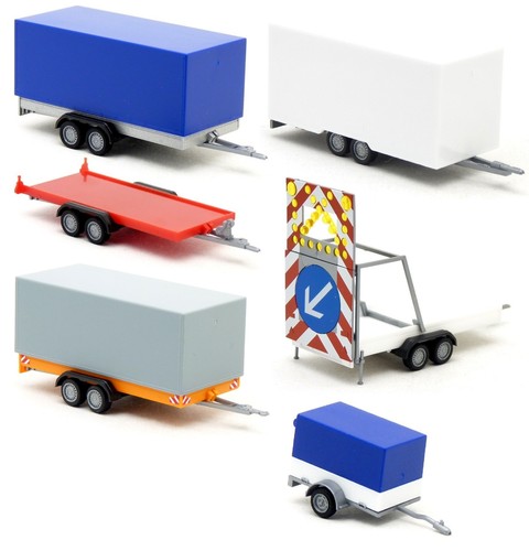 Herpa pkw tandem anhänger - -,